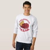 Köstliche Tomate Salsa Tortilla Chips mexikanische Sweatshirt (Vorne ganz)
