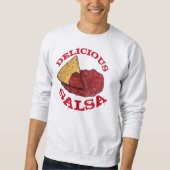 Köstliche Tomate Salsa Tortilla Chips mexikanische Sweatshirt (Vorderseite)