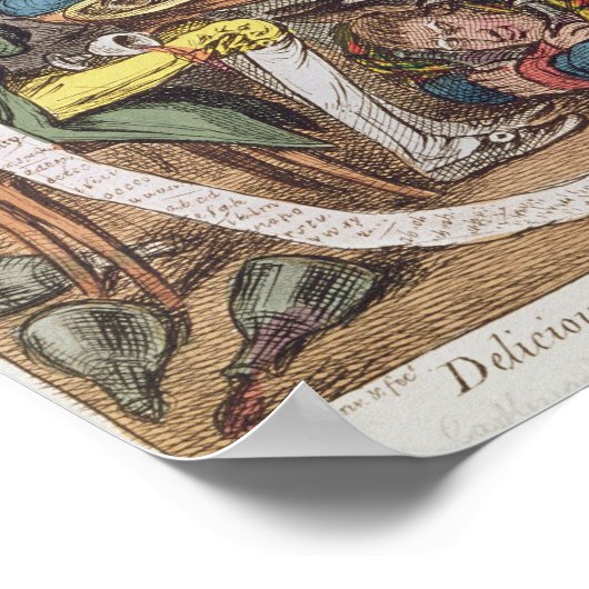 Köstliche Träume! Schlösser in der Luft! Poster (Ecke)