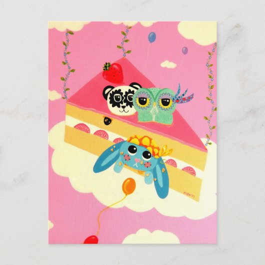 Köstliche Vorstellungskraft Postkarte (Vorderseite)