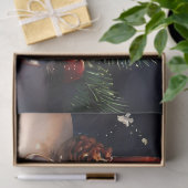 Köstliche Weihnachtskochen auf einem festlichen Pl Seidenpapier (Geschenk)