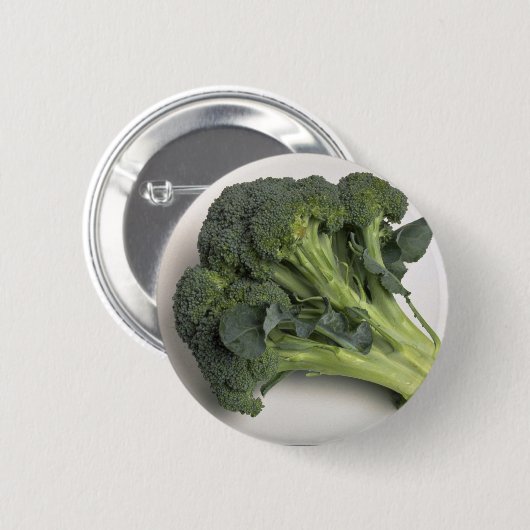 Köstlicher Brokkoli Button (Vorne & Hinten)