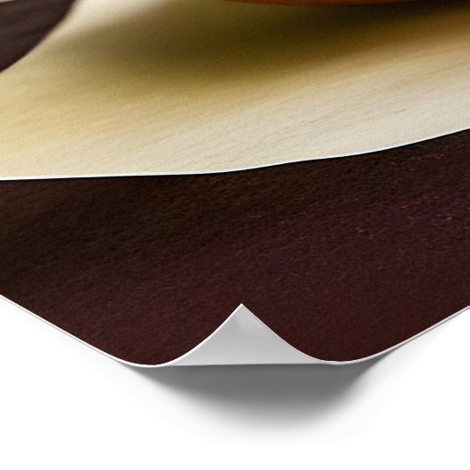 Köstlicher Burger Poster (Ecke)