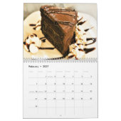 Köstlicher Cake-farbener Kalender (Feb 2027)