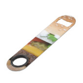 köstlicher Cheeseburger mit Speedflaschenöffner (Rückseite Schrägansicht)