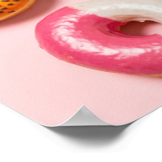 Köstlicher Donut Poster (Ecke)