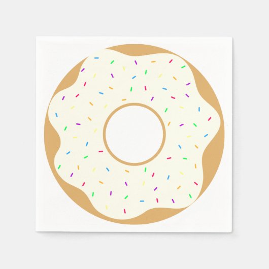 Köstlicher Donut Serviette (Vorderseite)