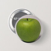 Köstlicher grüner Apfel Button (Vorne & Hinten)