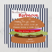 Köstlicher Hamburger Einladung (Vorne/Hinten)