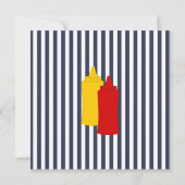 Köstlicher Hamburger Einladung (Rückseite)