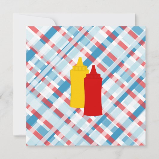 Köstlicher Hamburger Einladung (Rückseite)