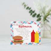 Köstlicher Hamburger Einladung (Stehend Vorderseite)