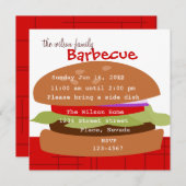 Köstlicher Hamburger Einladung (Vorne/Hinten)