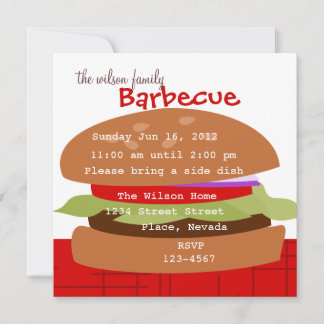 Köstlicher Hamburger Einladung