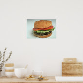 Köstlicher Hamburger Poster (Küche)