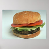 Köstlicher Hamburger Poster (Vorne)