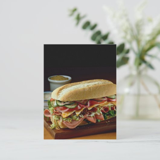 Köstlicher Helden Postkarte (Stehend Vorderseite)