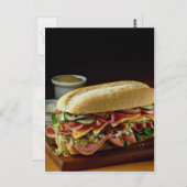 Köstlicher Helden Postkarte (Vorne/Hinten)