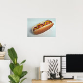 Köstlicher Hot Dog Poster (Heimbüro)