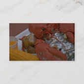 Köstlicher Hummer mit gezeichneter Butter, Visitenkarte (Rückseite)