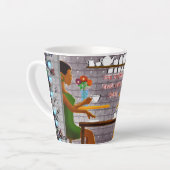 Köstlicher Kaffee mit einer Tasse Freundschaft (Linke Ecke)