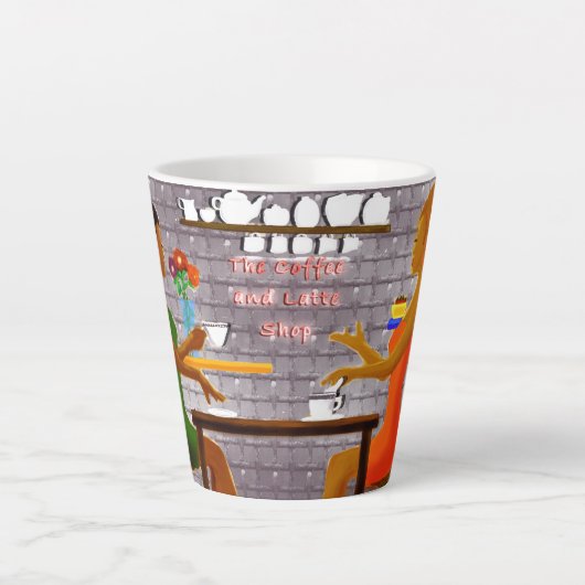 Köstlicher Kaffee mit einer Tasse Freundschaft (Vorderseite)