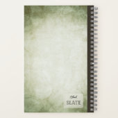 Köstlicher Pfirsich in einem Zweig Personalisiert  Notizblock (Rückseite)