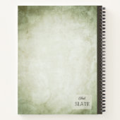 Köstlicher Pfirsich in einem Zweig Personalisiert Notizblock (Rückseite)