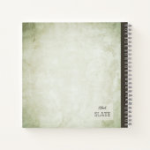 Köstlicher Pfirsich in einem Zweig Personalisiert  Notizblock (Rückseite)