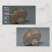 Köstlicher Pilz Visitenkarte (Vorne/Hinten)