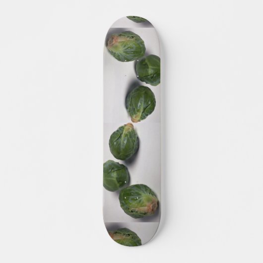 Köstlicher Rosenkohl Skateboard (Vorne)