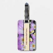 Köstlicher Viola ~ Gepäckanhänger (Rückseite vertikal)