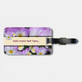 Köstlicher Viola ~ Gepäckanhänger (Rückseite horizontal)