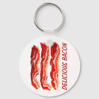 Köstliches Bacon Schlüsselanhänger