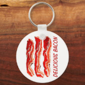 Köstliches Bacon Schlüsselanhänger (Vorderseite)