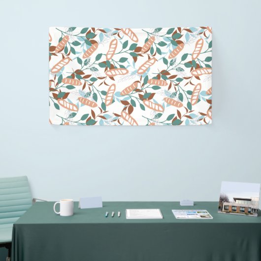 Köstliches Bio Weizenmuster Banner (Messeveranstaltung)