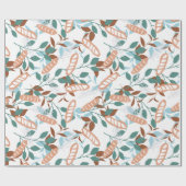 Köstliches Bio Weizenmuster Geschenkpapier (Flach)