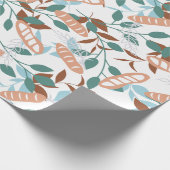 Köstliches Bio Weizenmuster Geschenkpapier (Ecke)