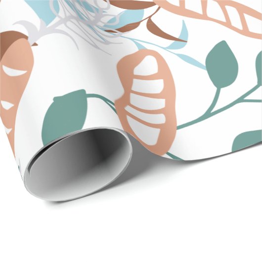 Köstliches Bio Weizenmuster Geschenkpapier (Rolleneckpunkt)