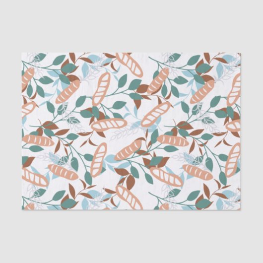 Köstliches Bio Weizenmuster Seidenpapier (Vorderseite)