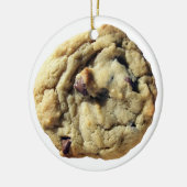 Köstliches Chocolate Chip Cookie Keramikornament (Links)
