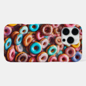 Köstliches Donut-Muster iPhone Hülle (Rückseite (Horizontal))