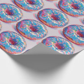 Köstliches Donut-Packpapier Geschenkpapier (Ecke)