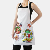 Köstliches Duo - Design für Lebensmittel und Fisch Schürze (InSitu)