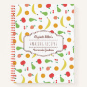 Köstliches Fruchtmuster | Rezepte | Individuelle N Notizbuch (Vorderseite)