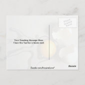 Köstliches gebrochenes Ei Postkarte (Rückseite)