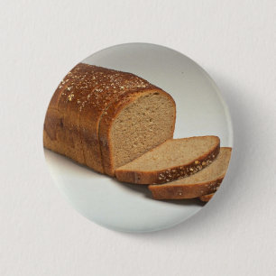 Köstliches geschnittenes Weizenbrot Button