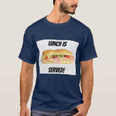 Köstliches Ham & Cheese Sub Sandwich T-Shirt (Vorderseite)