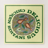 Köstliches Huhn Biryani indische Küche Puzzle (Horizontal)