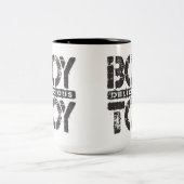 Köstliches JUNGEN-SPIELZEUG - ich bin Zweifarbige Tasse (Mittel)